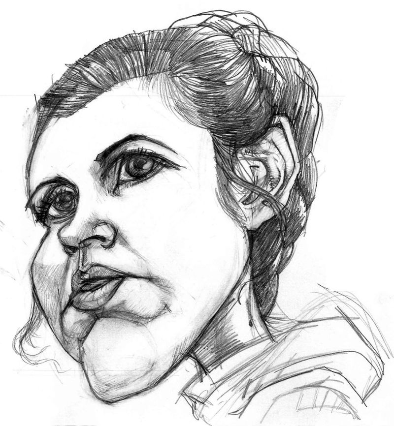 Illustration for article titled These Caricatures Of Sci-Fi Icons Are Absolutely Perfect